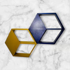 Set of 2 Luxury Modern Wooden Wall Shelves – MDF Laminated Wood Shelves for Stylish Home Decor