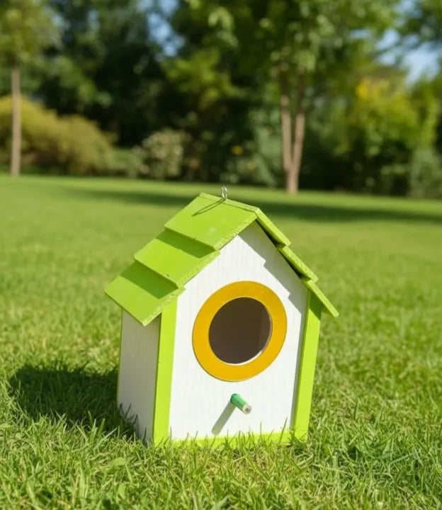 Premium Gold Ring PVC Bird House