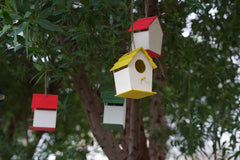 (Pack of 4) PVC Bird House Waterproof New Style