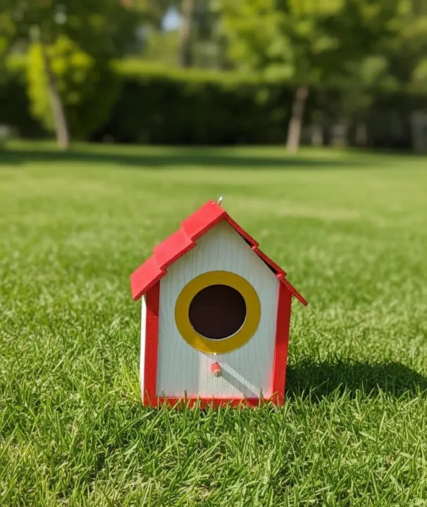 Premium Gold Ring PVC Bird House