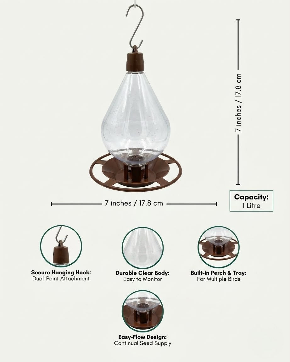Bird Hanging Water Feeder