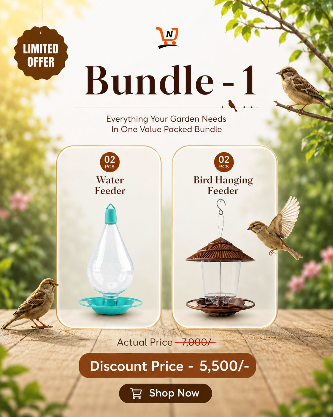 Bundle 1 – Garden Bird Care Combo
