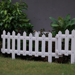 (Pack Of 3 ) PVC Garden Fence