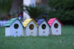 (Pack of 4) PVC Bird House Waterproof New Style