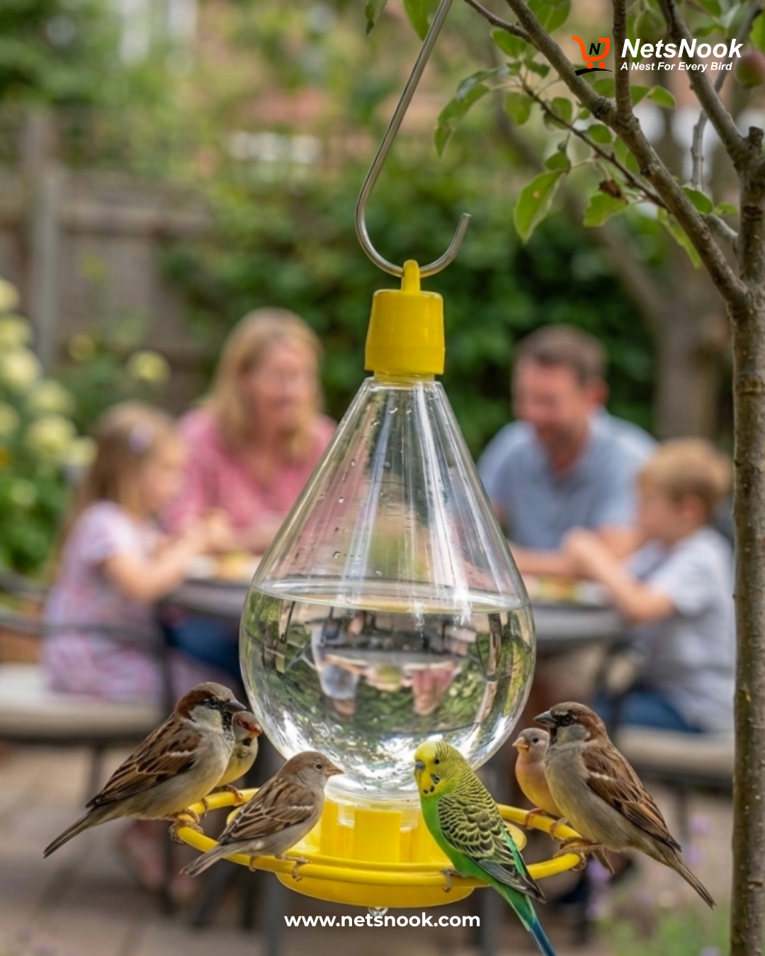 Bird Hanging Water Feeder