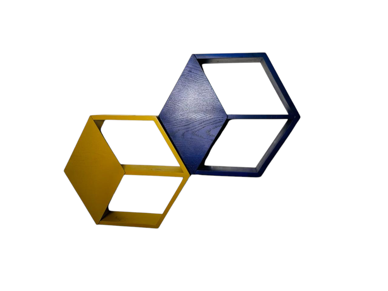 Set of 2 Luxury Modern Wooden Wall Shelves – MDF Laminated Wood Shelves for Stylish Home Decor