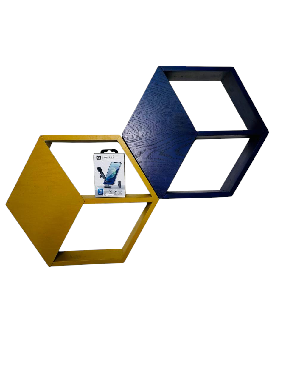 Set of 2 Luxury Modern Wooden Wall Shelves – MDF Laminated Wood Shelves for Stylish Home Decor