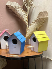 (Pack of 3) Wooden New Style Bird House