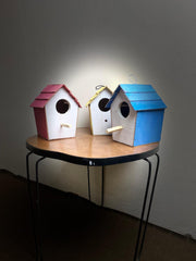 (Pack of 3) Wooden New Style Bird House