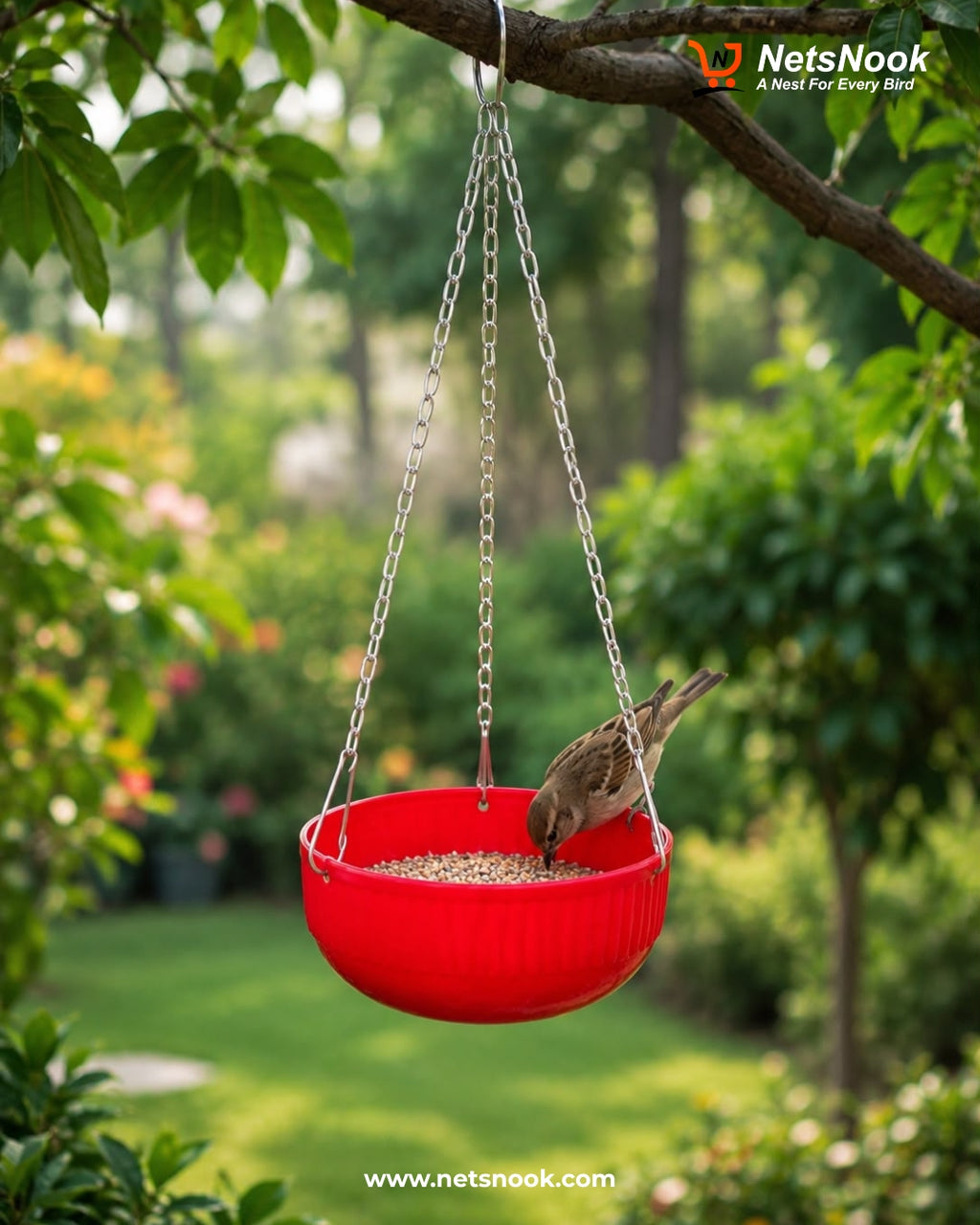 Bird Bowl Hanging Feeder
