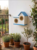 2 in 1 Gold Ring PVC Bird House