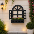 Wooden Decorative Window - Black