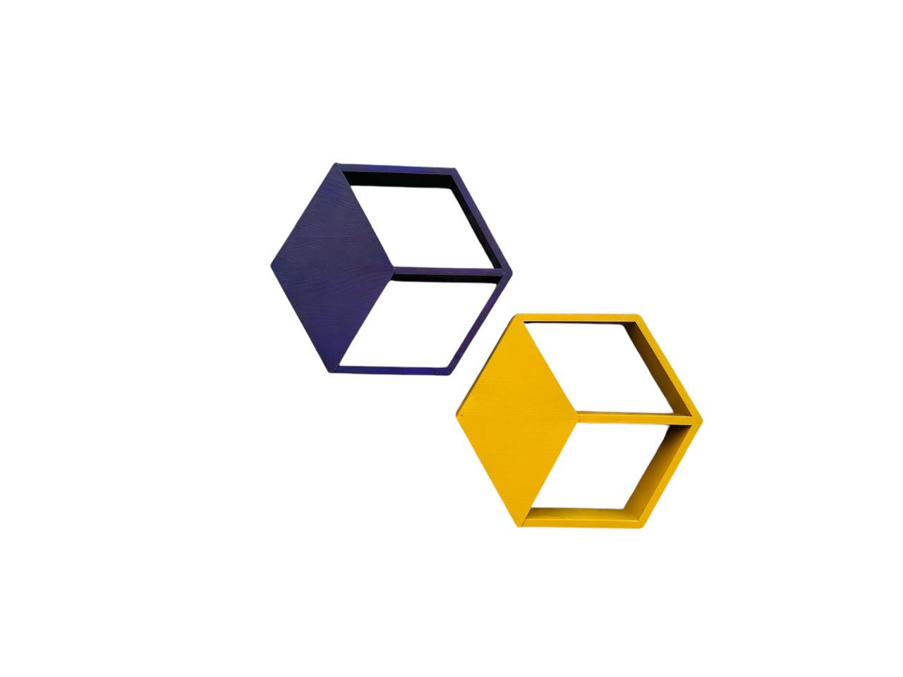 Set of 2 Luxury Modern Wooden Wall Shelves – MDF Laminated Wood Shelves for Stylish Home Decor